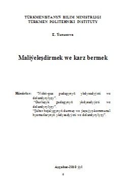 Maliýeleşdirmek we karz bermek